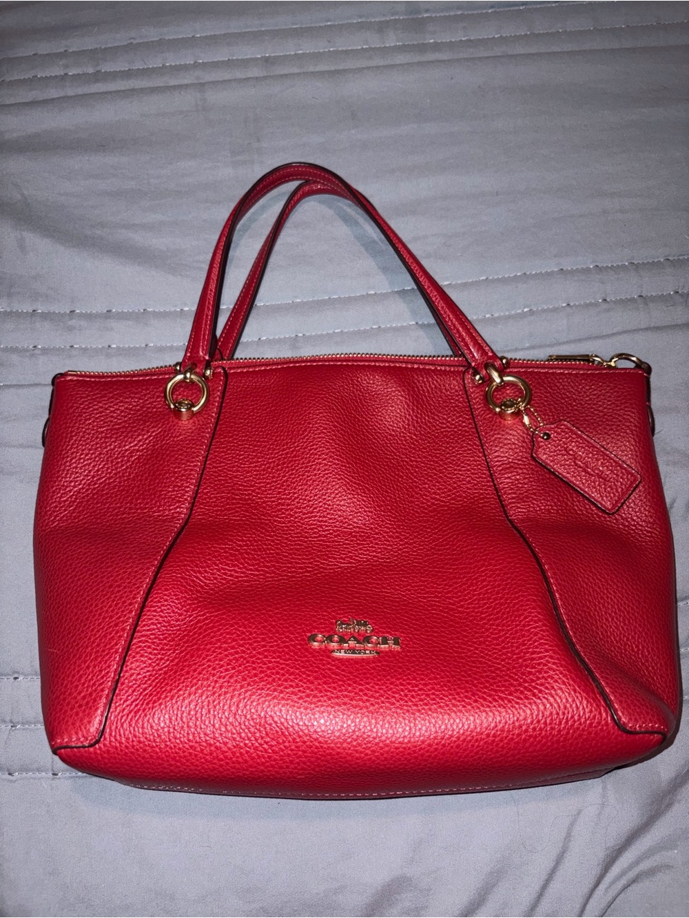 Authentic 2021 Coach red purse